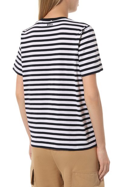 Хлопковая футболка BOSS, арт. 50457258, фото 4