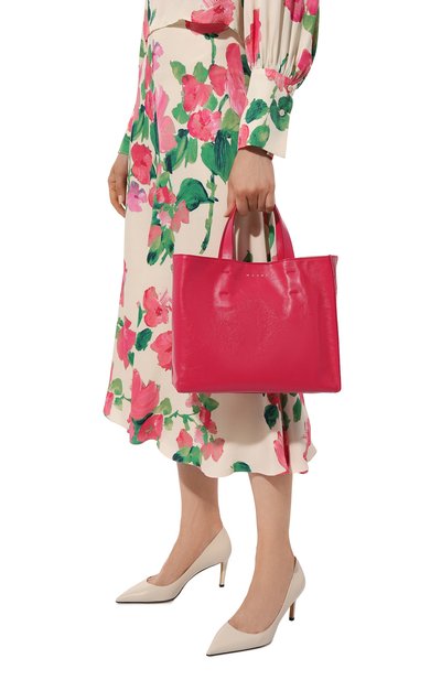 Сумка-тоут museo MARNI фуксия цвета по цене 131500 руб., арт. SHMP0069L2/P5272, фото 2 Сумка-тоут museo MARNI, арт. SHMP0069L2/P5272, фото 2