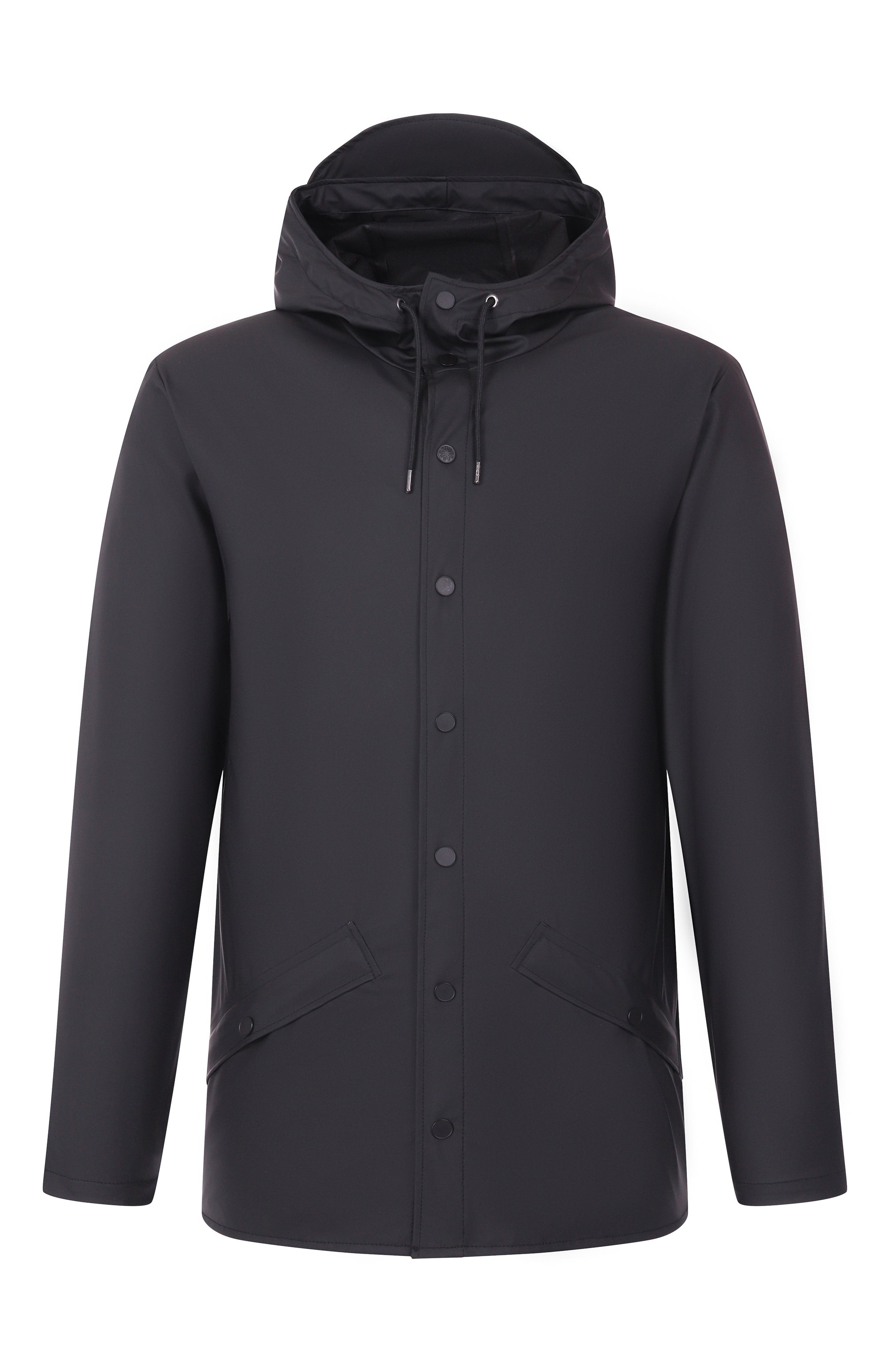 Плащ RAINS черного цвета по цене 11950 руб., арт. RA12010, фото 1 Плащ RAINS, арт. RA12010, фото 1