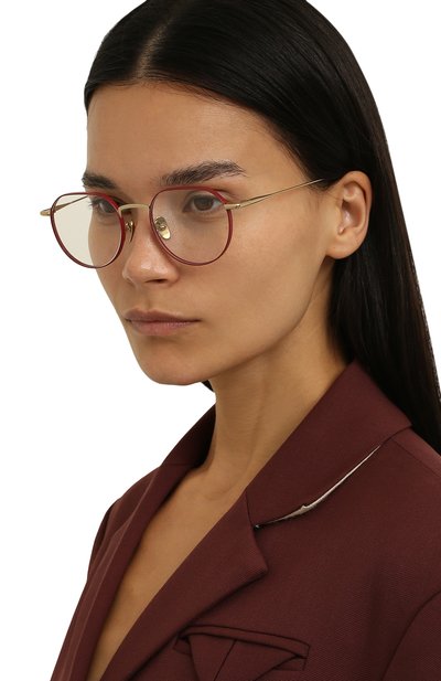 Оправа KALEOS коричневого цвета по цене 29950 руб., арт. GRIFFIN C-002, фото 2 Оправа KALEOS, арт. GRIFFIN C-002, фото 2