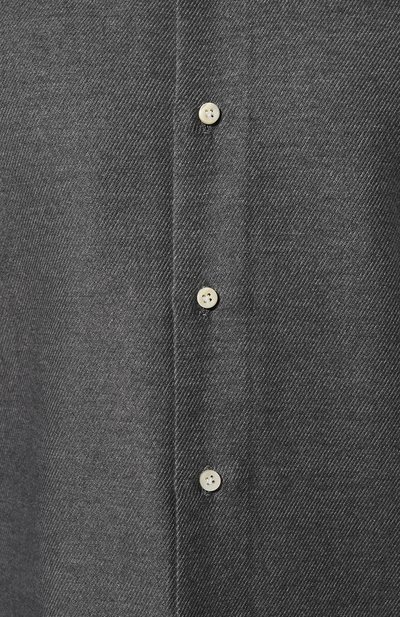 Хлопковая рубашка SARTORIO темно-серого цвета по цене 35000 руб., арт. SCC/SH413003, фото 5 Хлопковая рубашка SARTORIO, арт. SCC/SH413003, фото 5