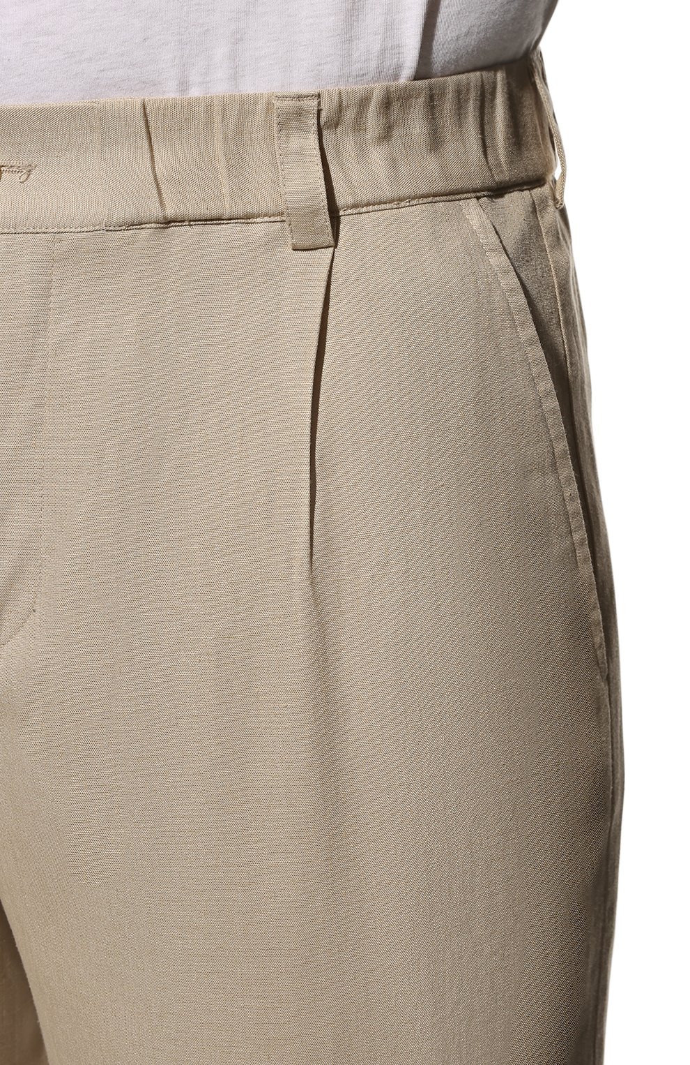 Шорты из вискозы и льна JACQUEMUS светло-бежевого цвета по цене 39250 руб., арт. 225PA009-1011, фото 5 Шорты из вискозы и льна JACQUEMUS, арт. 225PA009-1011, фото 5