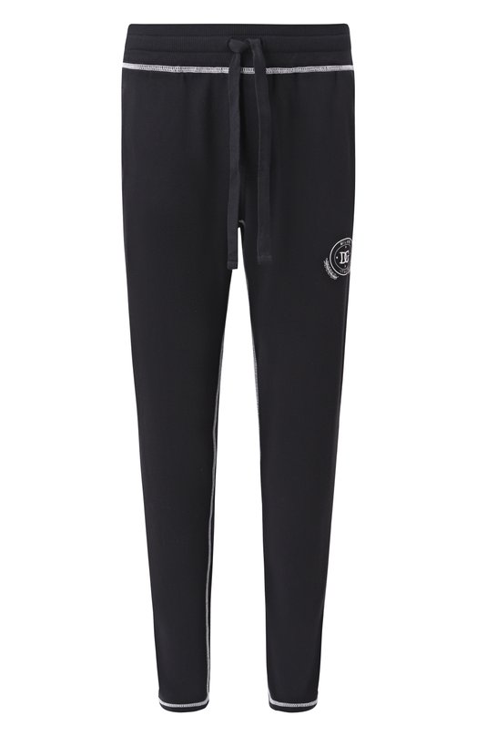 Хлопковые брюки Dolce & Gabbana GZ12AZ/G7N0N Чёрный GZ12AZ/G7N0N