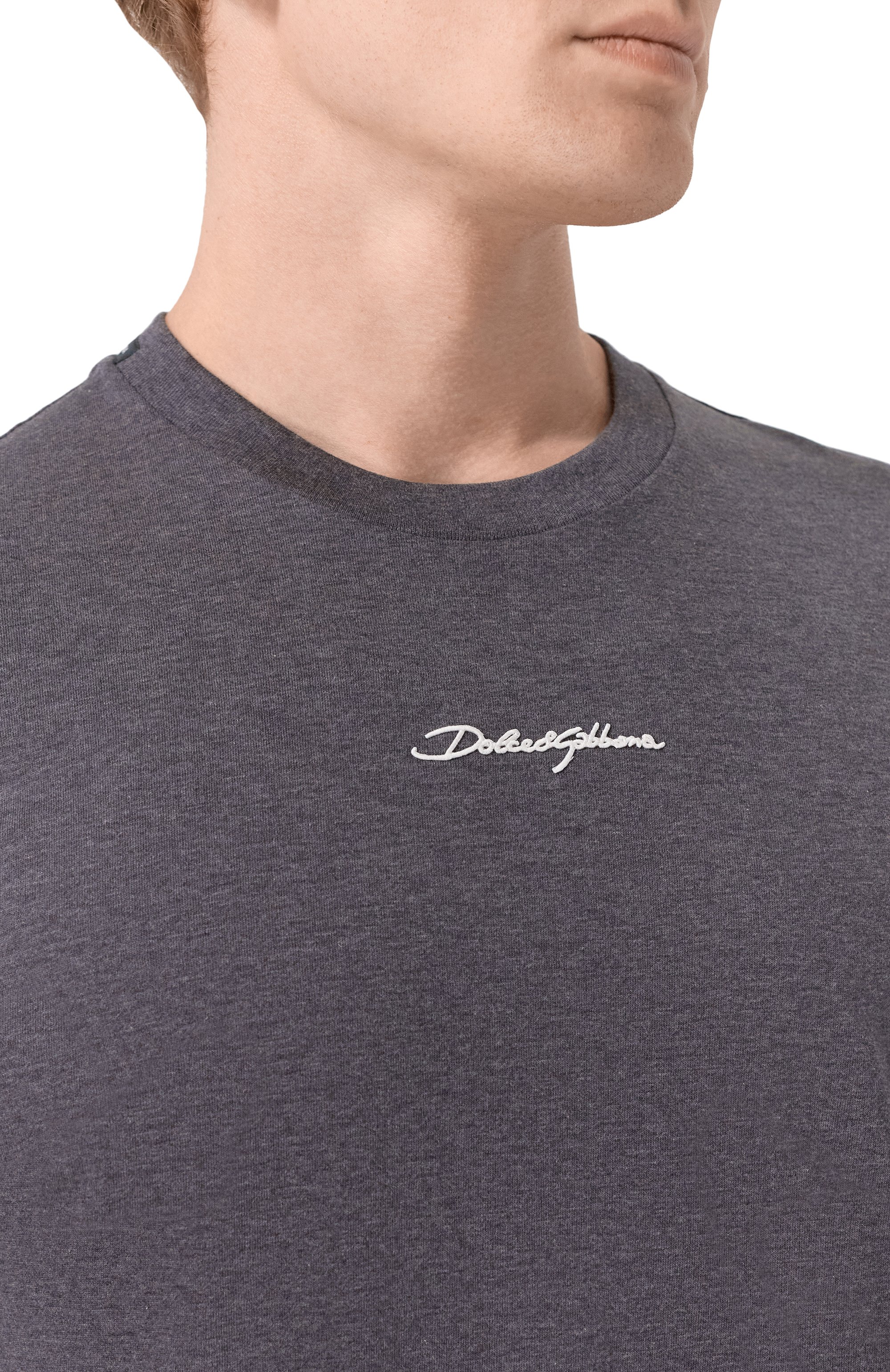 Хлопковая футболка DOLCE & GABBANA, арт. G8RN8Z/G7P0C, фото 5