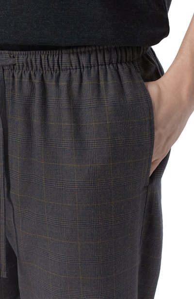 Домашние брюки из хлопка и шерсти ZIMMERLI коричневого цвета по цене 28350 руб., арт. 4600-75180, фото 5 Домашние брюки из хлопка и шерсти ZIMMERLI, арт. 4600-75180, фото 5