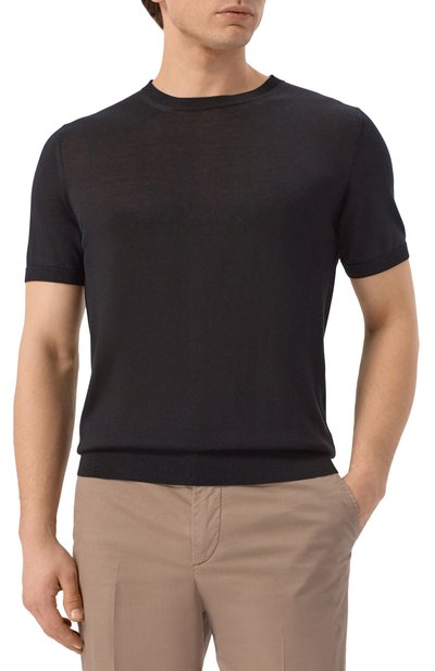 Шелковый джемпер CORNELIANI, арт. 27M901/2725107, фото 3