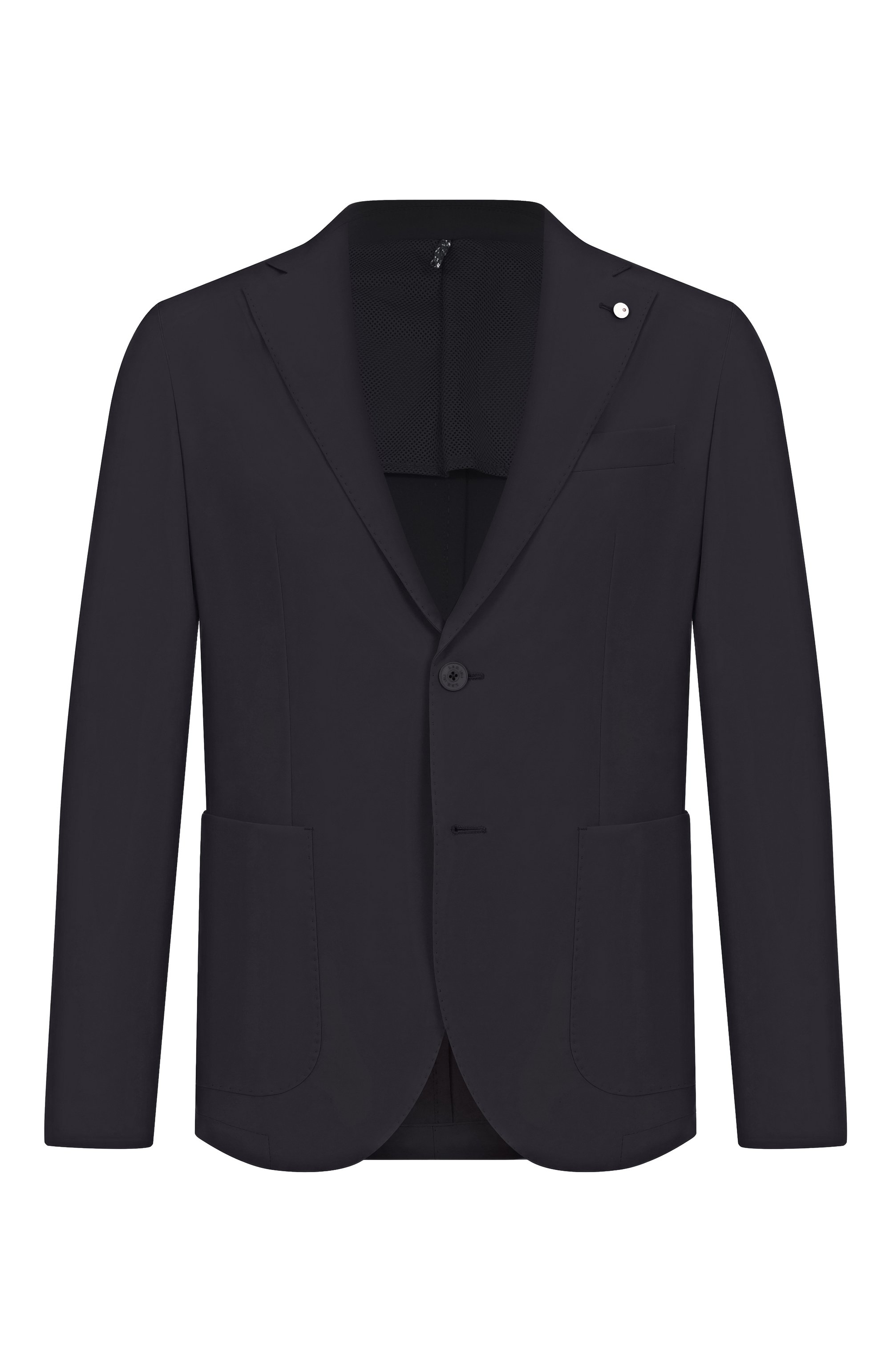 Однобортный пиджак L.B.M. 1911 темно-синего цвета по цене 99500 руб., арт. 2844/55212, фото 1 Однобортный пиджак L.B.M. 1911, арт. 2844/55212, фото 1