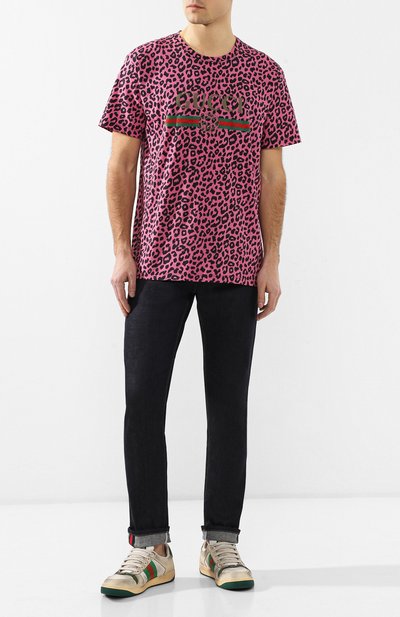 Кожаные кеды screener GUCCI, арт. 546163/0YI20, фото 2