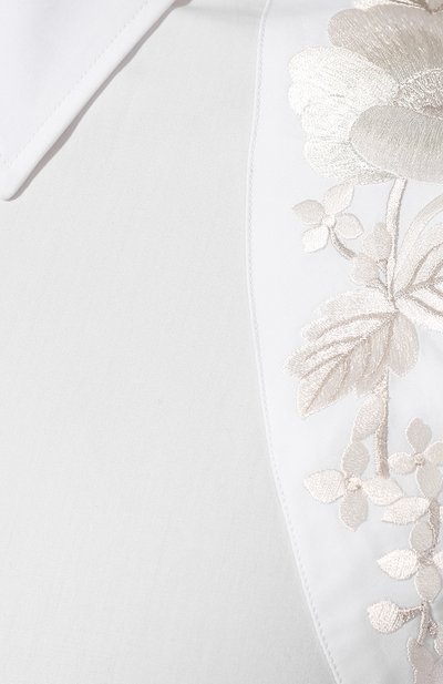 Хлопковая рубашка ALEXANDER MCQUEEN, арт. 595602/Q0N66, фото 5