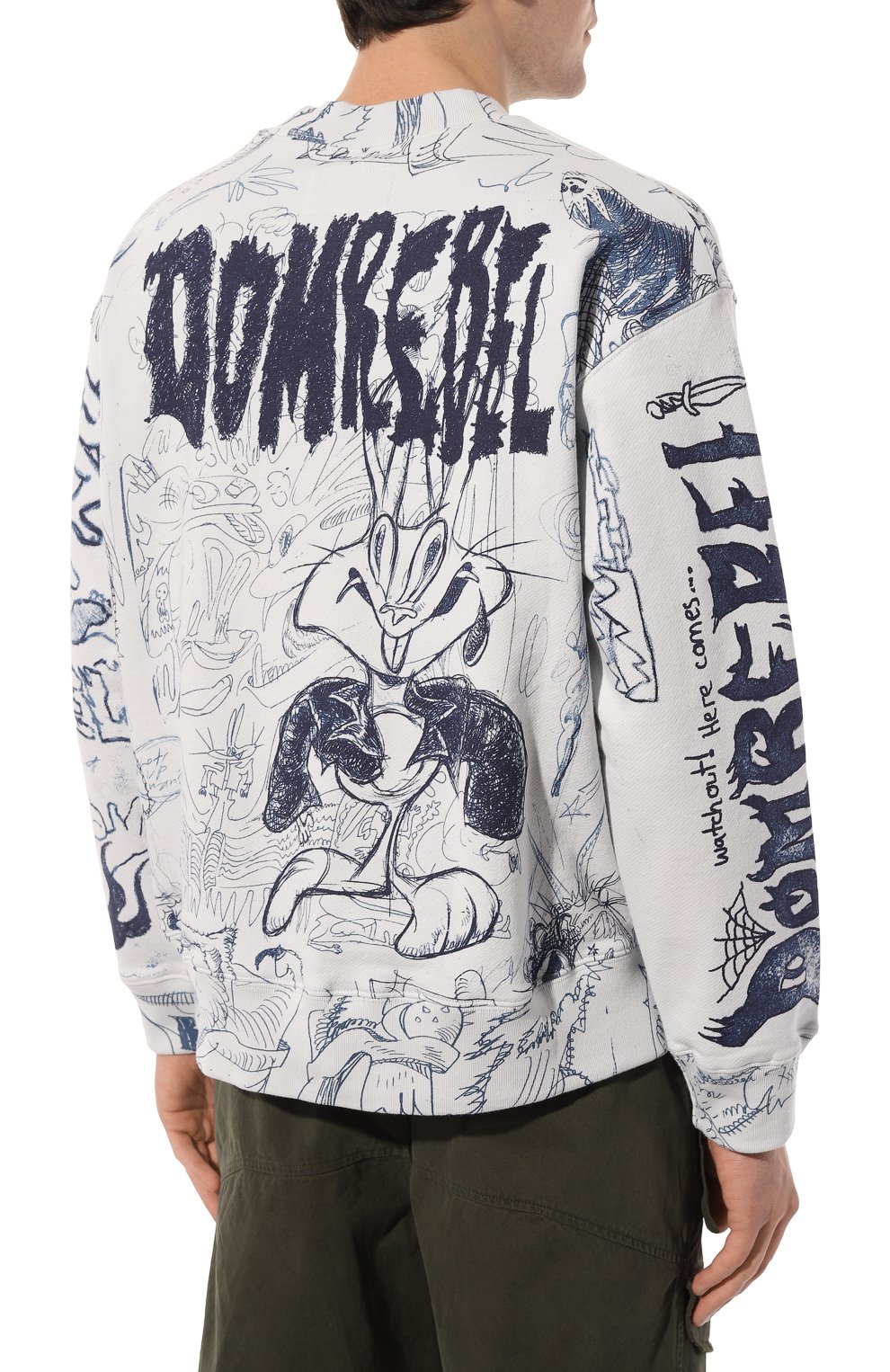 Хлопковый свитшот DOMREBEL, арт. MCLASSR00M/SWEATSHIRT, фото 4