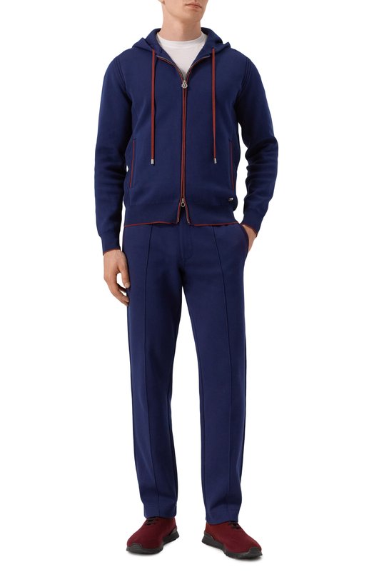 Текстильные кроссовки Kiton USSFITBN0084769 Бордовый  USSFITBN0084769 Фото 2