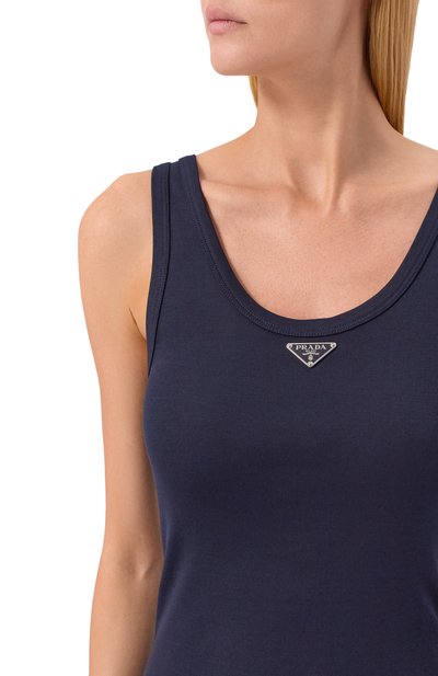 Хлопковое платье PRADA, арт. 33591/14L0, фото 5