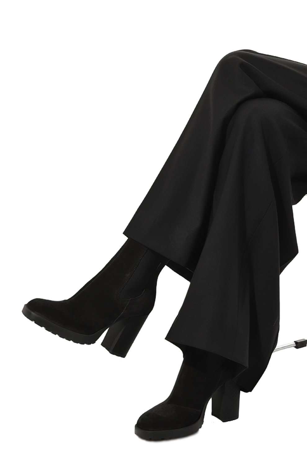 Замшевые ботильоны HOGAN, арт. HXW6230EL30BYE, фото 3