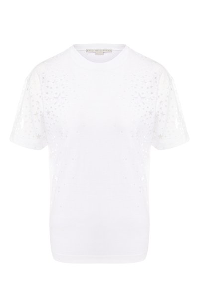 Женская хлопковая футболка STELLA MCCARTNEY, арт. 342365/SJW35