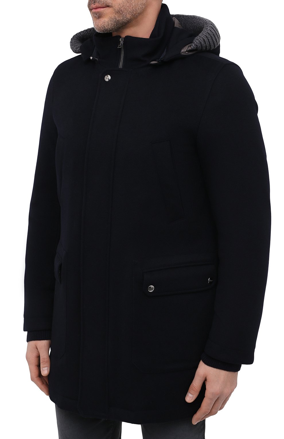 Пуховик из шерсти и кашемира HERNO, арт. PI0802U/33318, фото 3