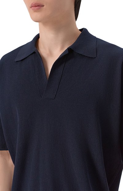 Поло из хлопка и шелка UMA WANG, арт. UK7543, фото 5