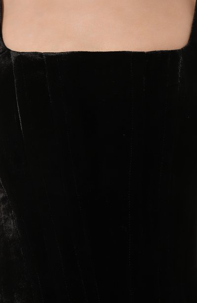 Корсет из шелка и вискозы ALINE черного цвета по цене 25000 руб., арт. AL081202, фото 5 Корсет из шелка и вискозы ALINE, арт. AL081202, фото 5