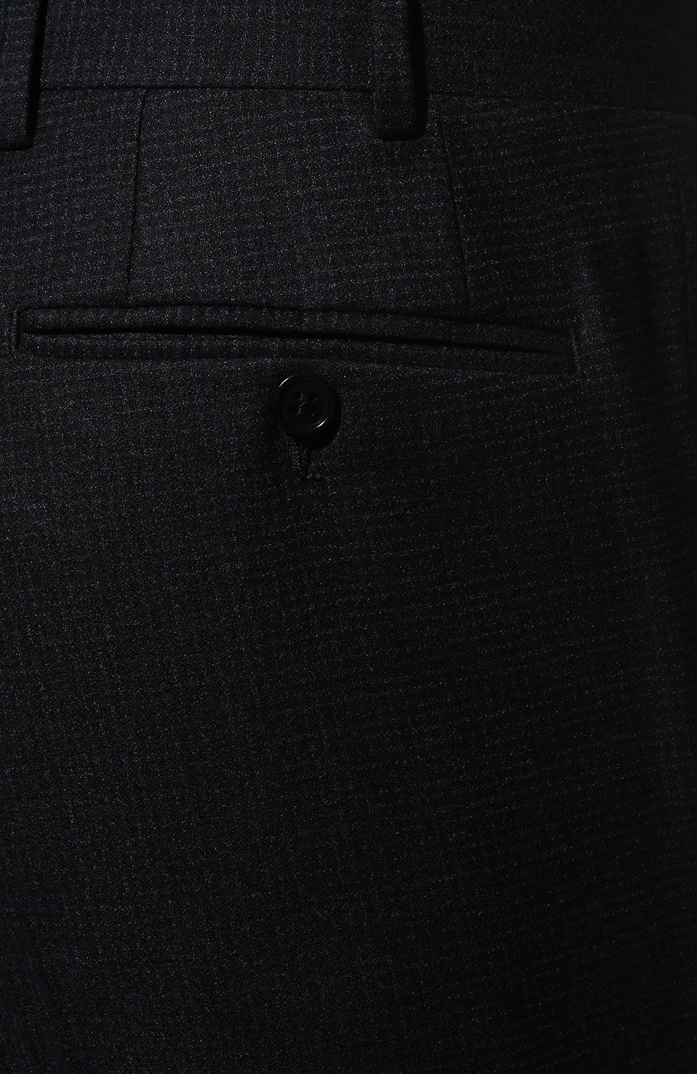 Шерстяные брюки CANALI темно-синего цвета по цене 49800 руб., арт. 71019/BF03994, фото 5 Шерстяные брюки CANALI, арт. 71019/BF03994, фото 5