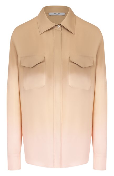 Женская шелковая рубашка PRADA, арт. P413H/14J3
