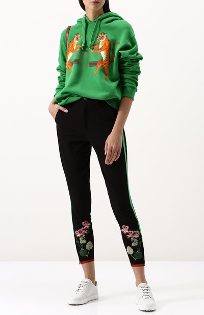 Хлопковая толстовка свободного кроя с логотипом бренда GUCCI, арт. 469251/X3L48, фото 2