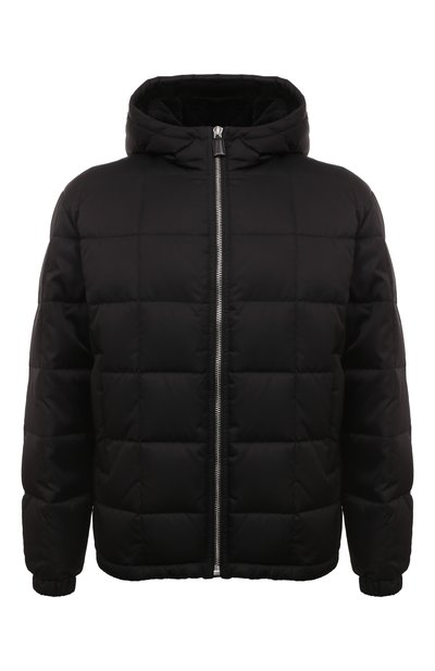 Мужская пуховик с внутренней меховой отделкой PRADA, арт. SGX176-1GQT-F0002-162