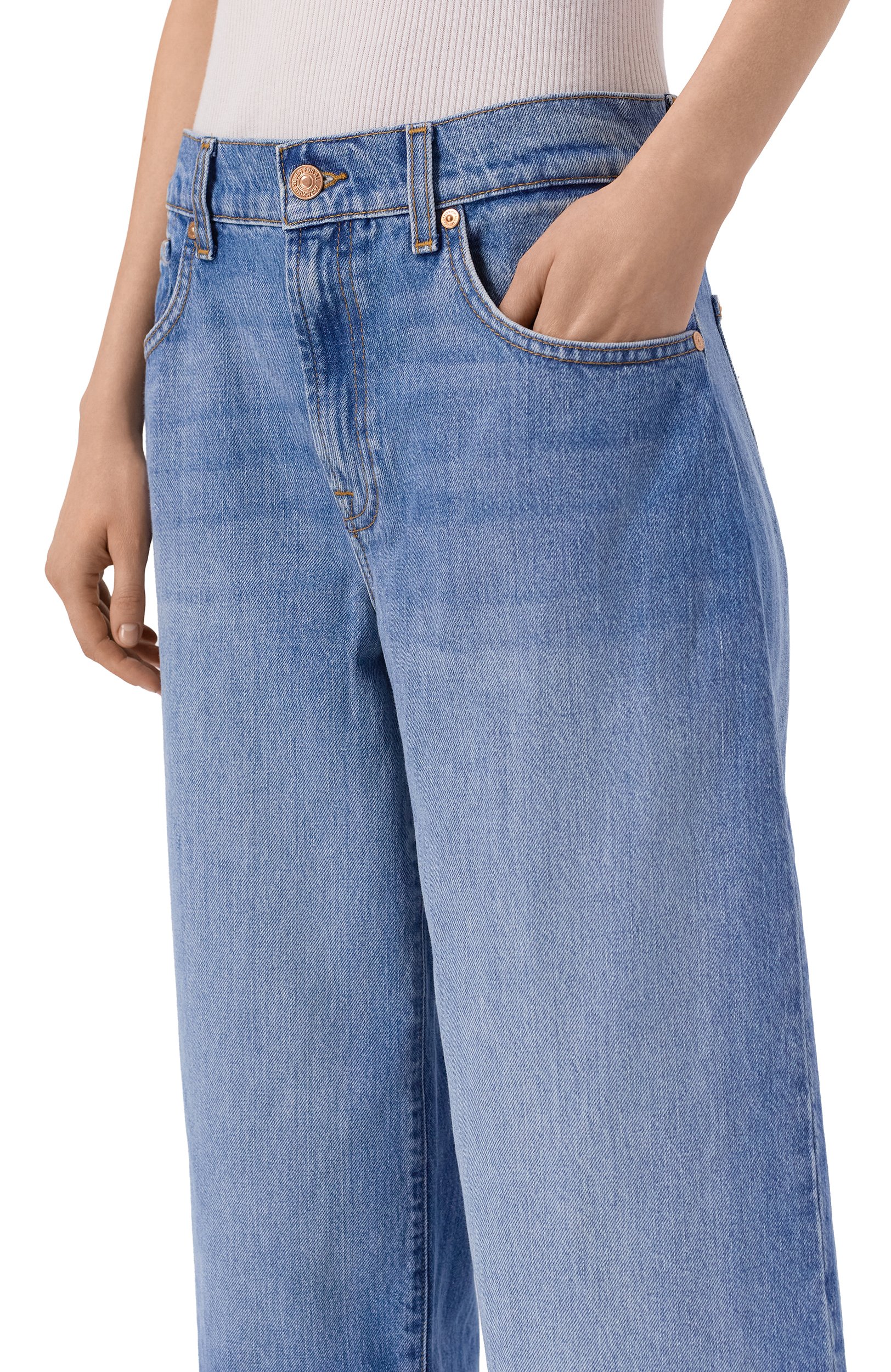 Джинсы bonnie curvilinear 7 FOR ALL MANKIND, арт. 7UF70E52-3NX, фото 5