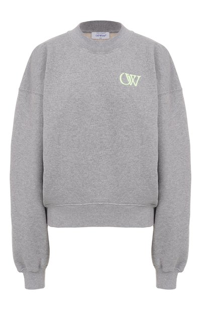 Женский хлопковый свитшот OFF-WHITE, арт. 0WBA075S25FLE0040514