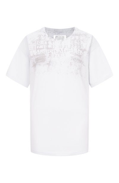 Женская хлопковая футболка MAISON MARGIELA, арт. S51GC0555/S24607