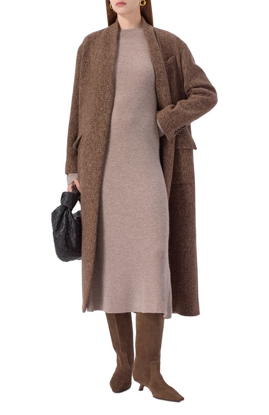 Замшевые сапоги Brunello Cucinelli MZSFC3057P Коричневый  MZSFC3057P Фото 3