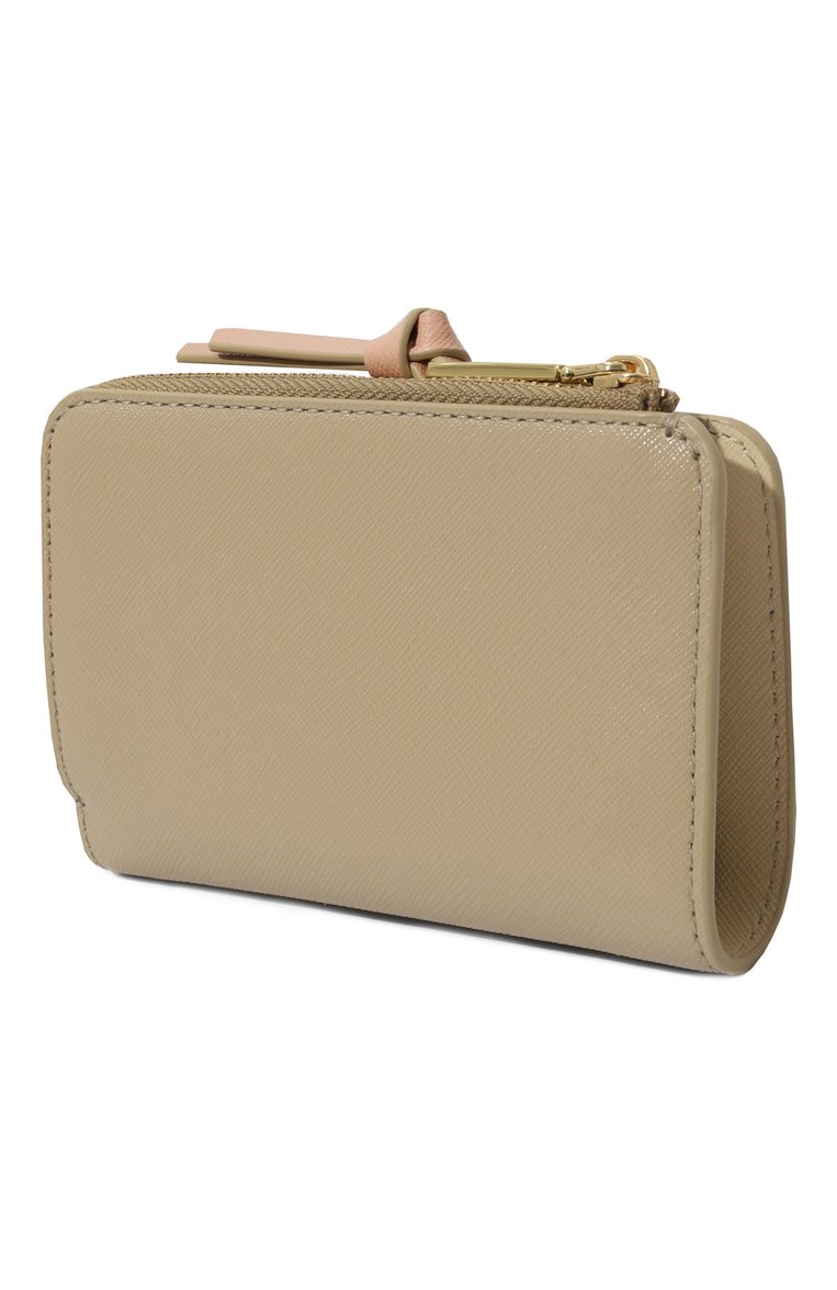 Женские кожаное портмоне MARC JACOBS (THE) бежевого цвета, арт. 2F3SMP061S07 | Фото 2 (Нос: Не проставлено; Материал: Натуральная кожа)