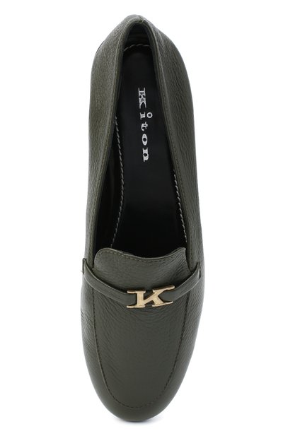 Кожаные лоферы KITON, арт. D50803X04T77, фото 5