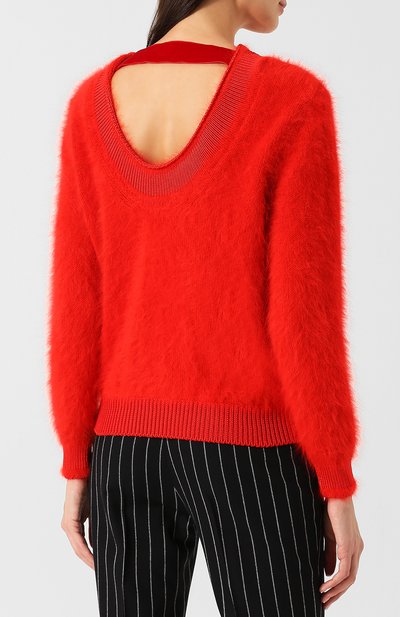 Однотонный пуловер с открытой спиной TOM FORD, арт. MAK611-YAX069, фото 4