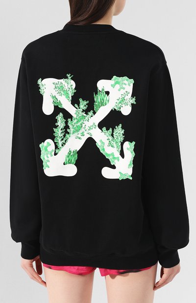 Хлопковый свитшот OFF-WHITE, арт. 0WBA055R200030391001, фото 4