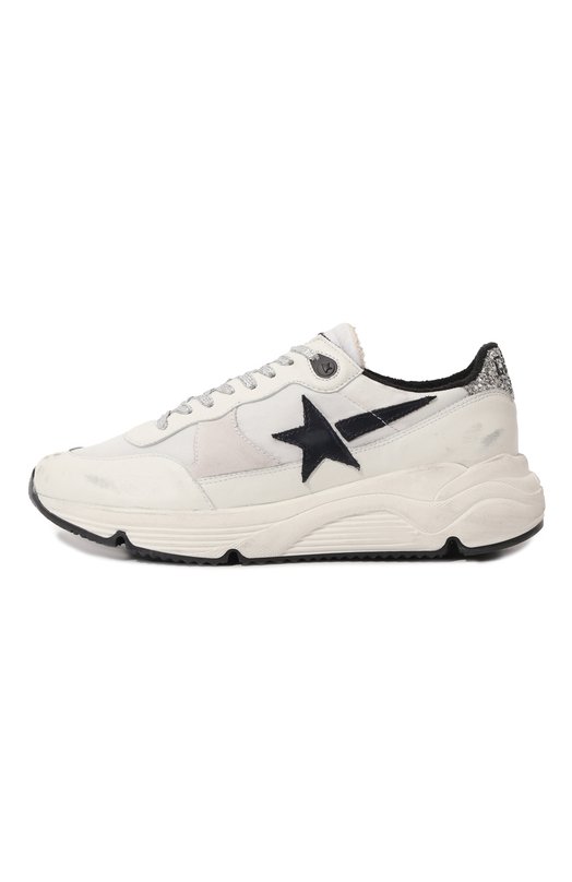 Комбинированные кроссовки Running Sole Golden Goose Deluxe Brand GWF00682.F005437 Белый  GWF00682.F005437 Фото 4