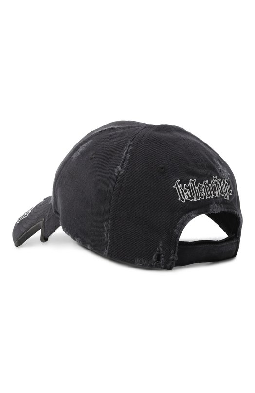 Хлопковая бейсболка Balenciaga 834914/410B2 Чёрный  834914/410B2 Фото 2