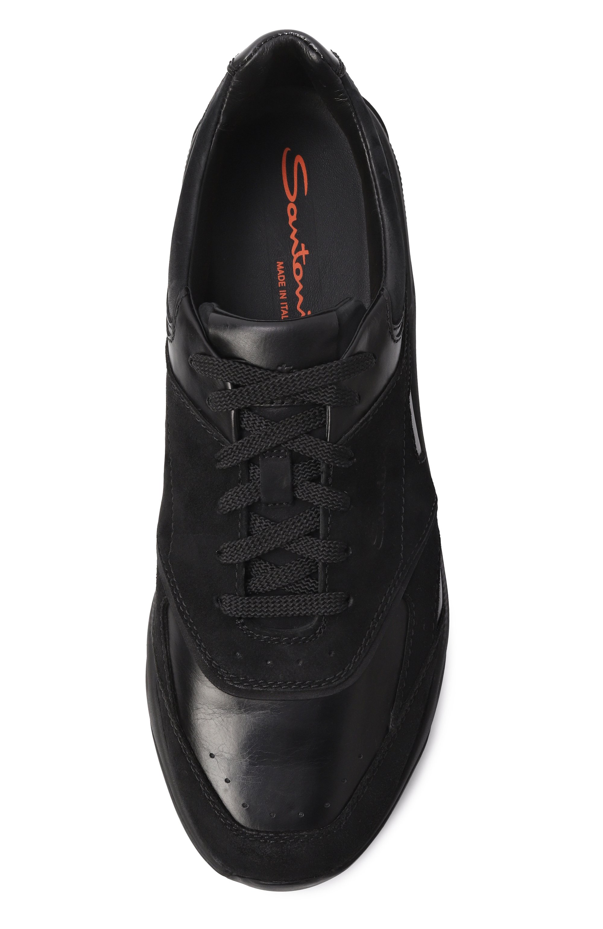 Кожаные кроссовки innova SANTONI, арт. MBIG22112NERTK0H, фото 6