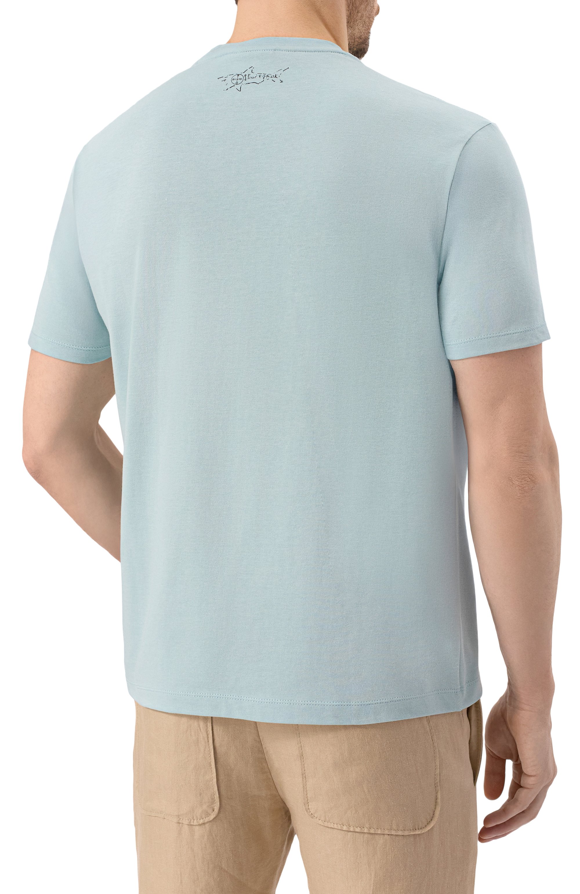 Хлопковая футболка PAUL&SHARK, арт. 25411070, фото 4