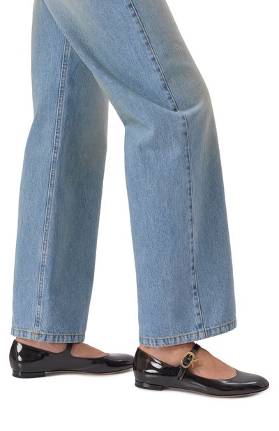 Лакированные балетки mary ribbon GIANVITO ROSSI, арт. G22164.05CU0.VERNER0, фото 3