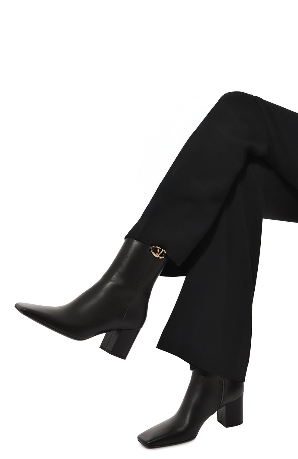 Кожаные ботильоны vlogo the bold edition VALENTINO, арт. 5W2S0JX4/EEY, фото 3