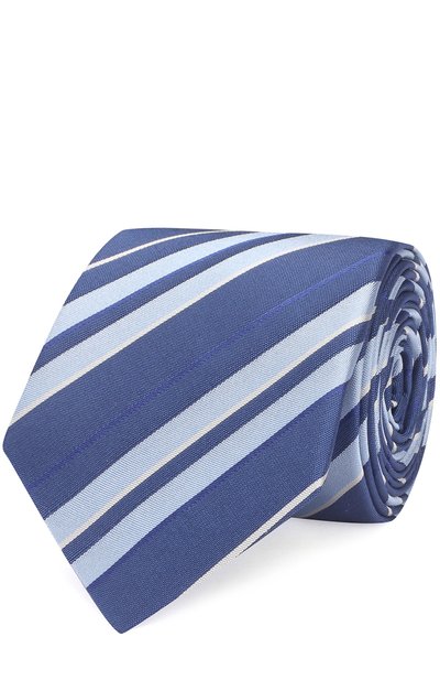 Мужской шелковый галстук в полоску LANVIN, арт. 2231/TIE