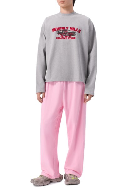 Хлопковый лонгслив PLANTA ROSA, арт. PR/L02.1/BEVERLY-MOMENTUM/300VELVET