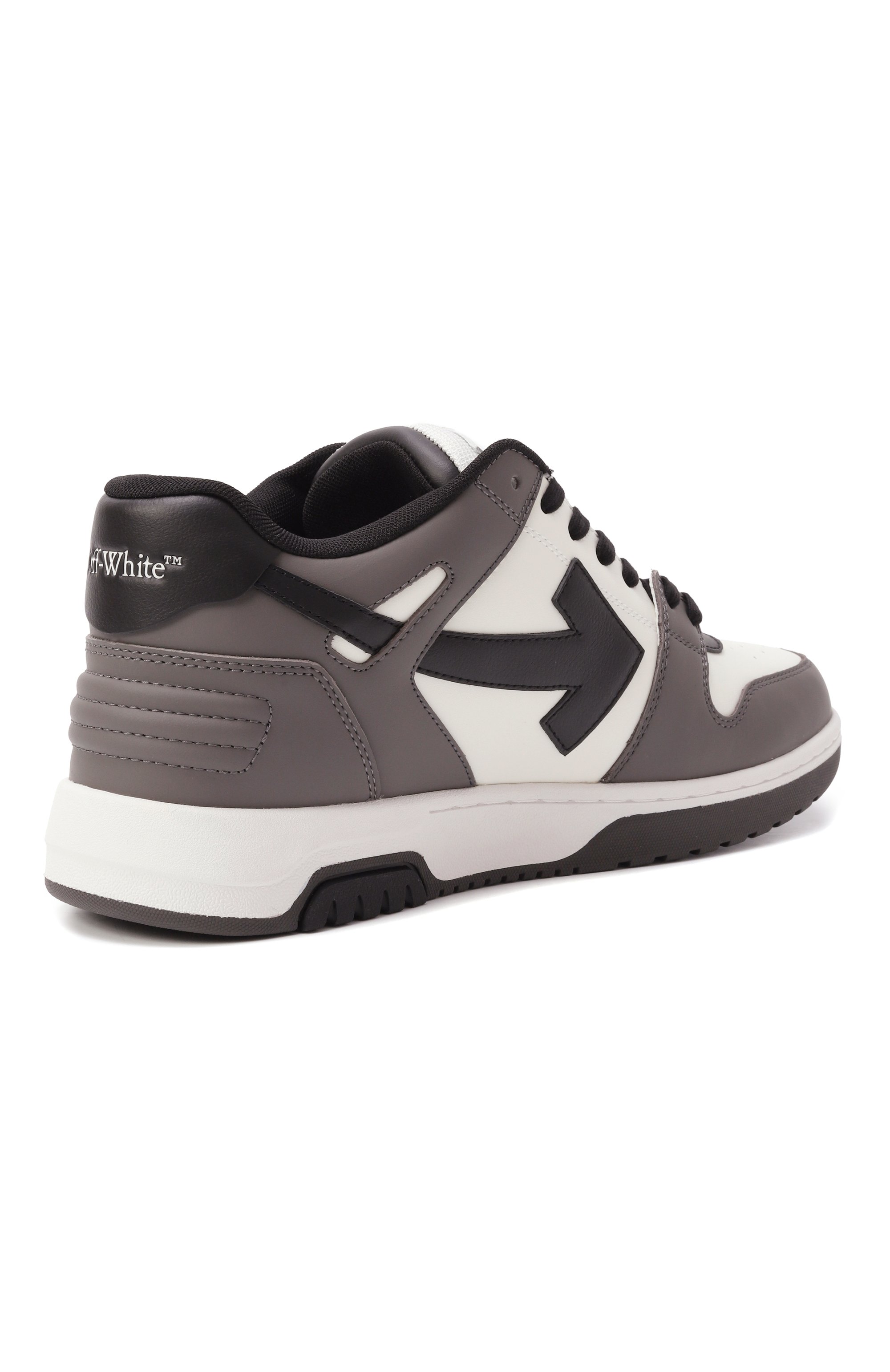 Кожаные кеды out of office OFF-WHITE, арт. 0MIA189C99LEA013, фото 5