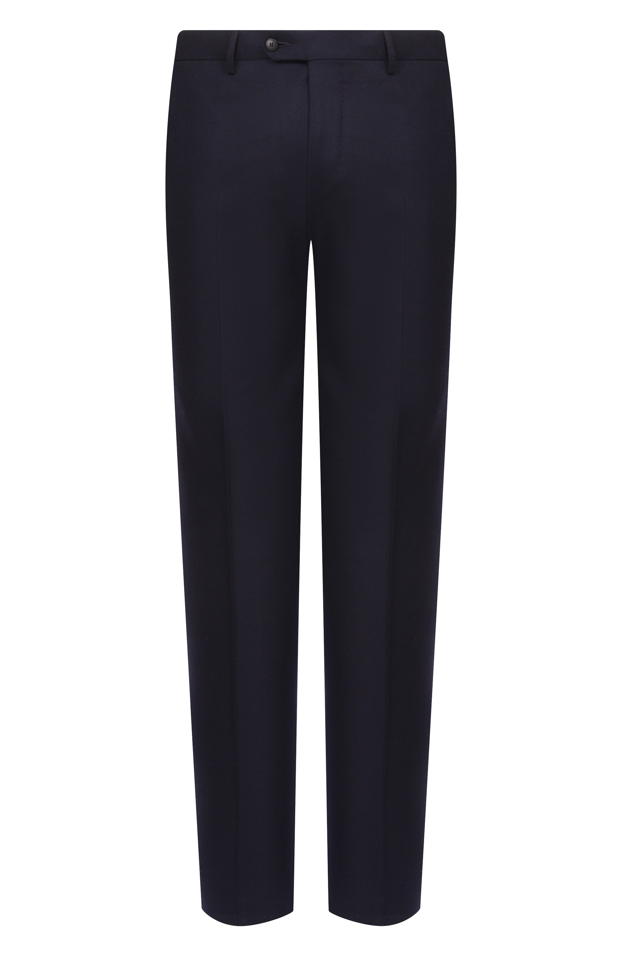 Шерстяные брюки MVST темно-синего цвета по цене 125500 руб., арт. M25.1MM.T409/901, фото 1 Шерстяные брюки MVST, арт. M25.1MM.T409/901, фото 1