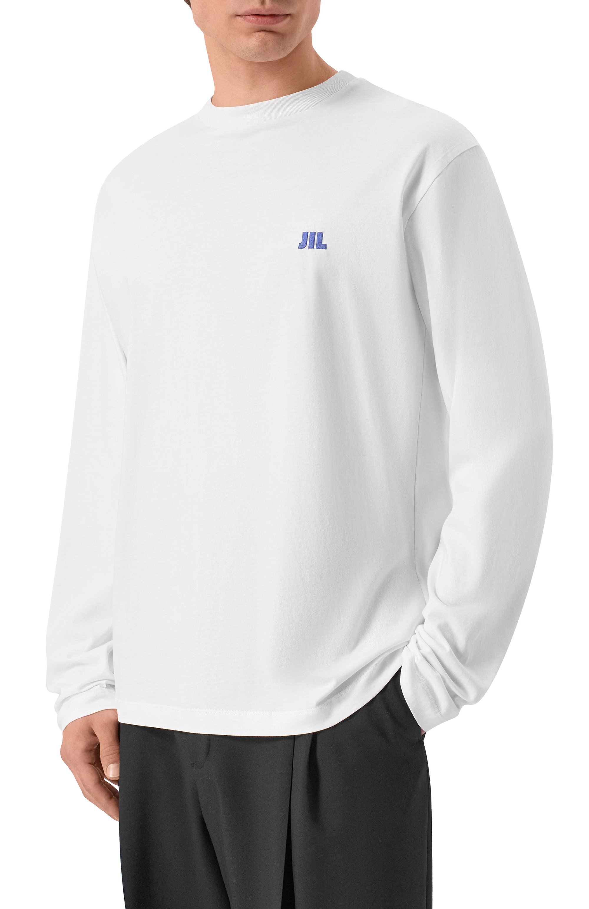 Хлопковый лонгслив JIL SANDER, арт. J22GC0282/J45048, фото 3