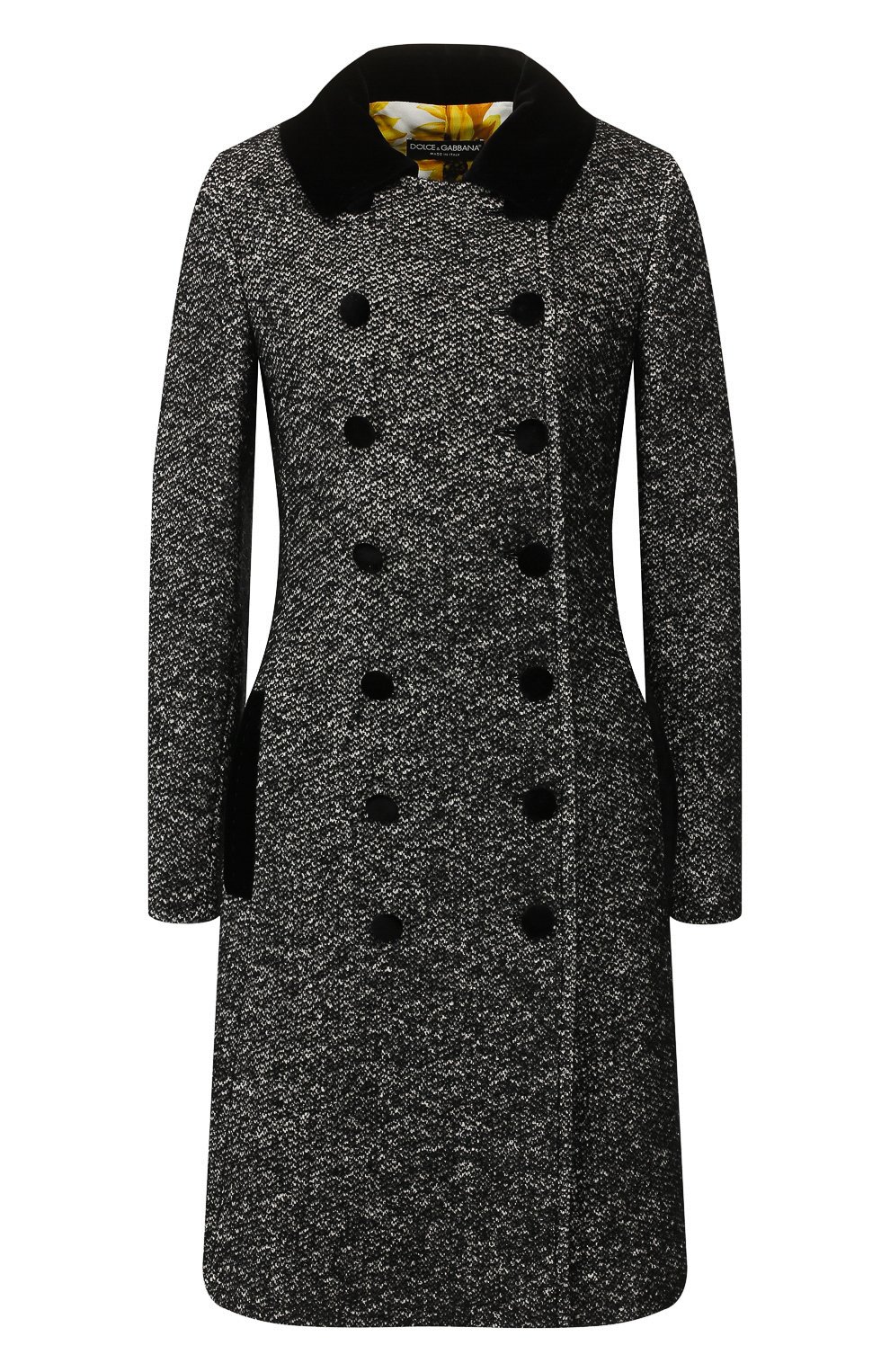 Пальто из смеси шерсти и шелка DOLCE & GABBANA, арт. F0X21T/FM3CZ, фото 1