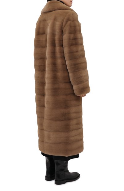 Шуба из меха норки YVES SALOMON, арт. 21WYM34222VFLX, фото 4