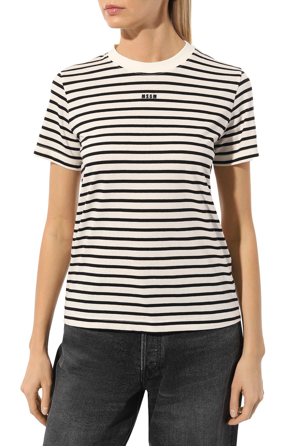 Хлопковая футболка MSGM, арт. 3641MDM97/247111, фото 3