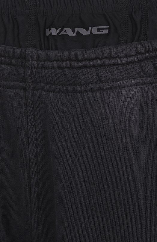 Хлопковые брюки alexanderwang.t 4CC1254406 Чёрный  4CC1254406 Фото 6