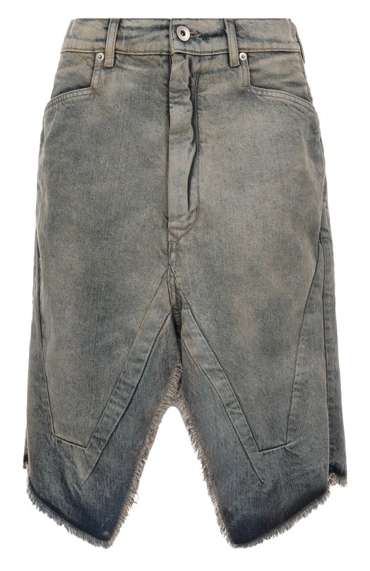 Джинсовая юбка Rick Owens RP02E4377/DWG Голубой RP02E4377/DWG