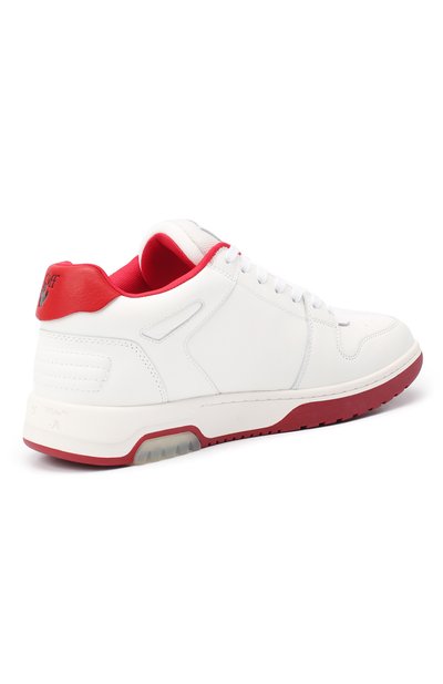 Кожаные кеды out of office OFF-WHITE, арт. 0MIA189F20LEA0010125, фото 4